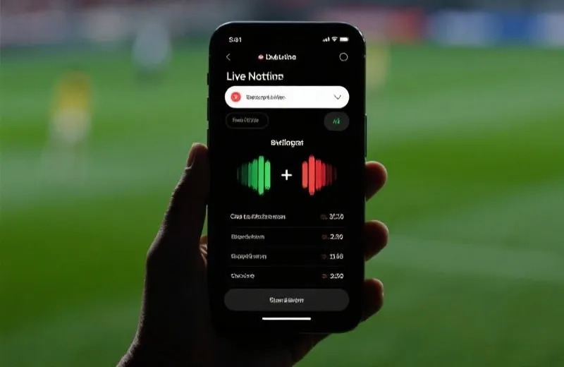即時比分通知示意