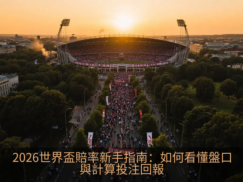 2026世界盃賠率新手指南：如何看懂盤口與計算投注回報